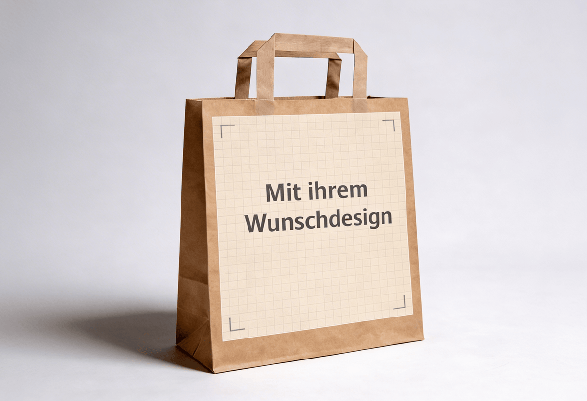 Papiertragetaschen bedrucken mit Logo | TragetaschenWerk