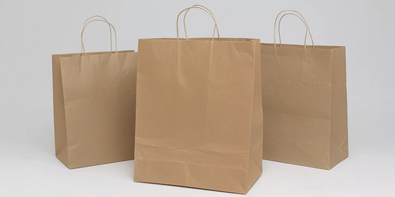 Papiertragetaschen Braun
