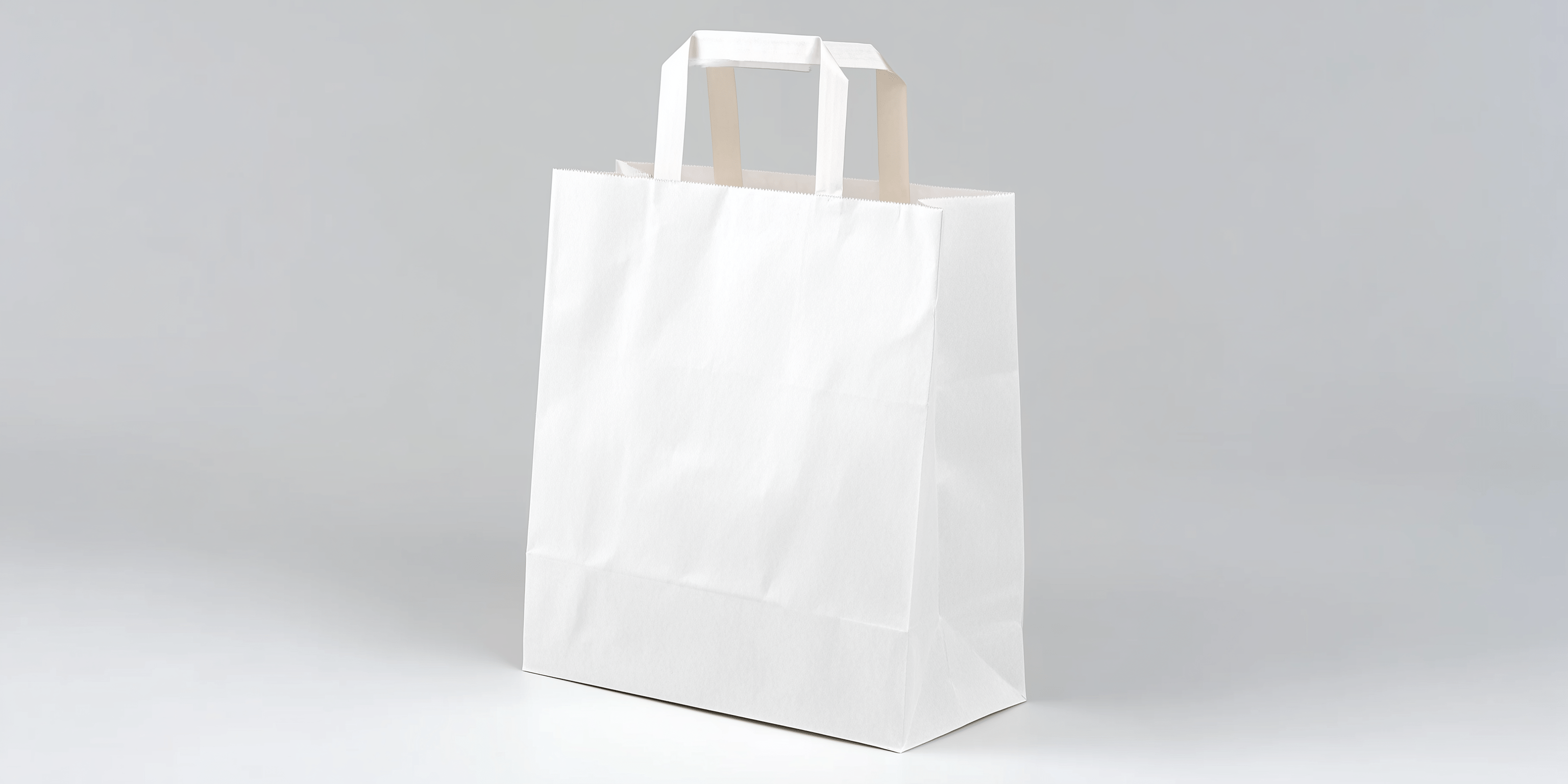 Papiertragetaschen Weiß