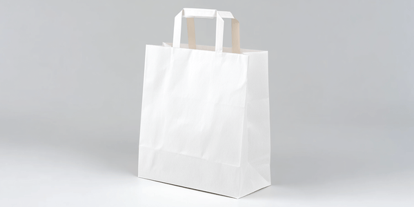 Papiertragetaschen Weiß