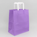 Papiertragetasche Violett 22 + 10 × 28 cm (250 Stück)