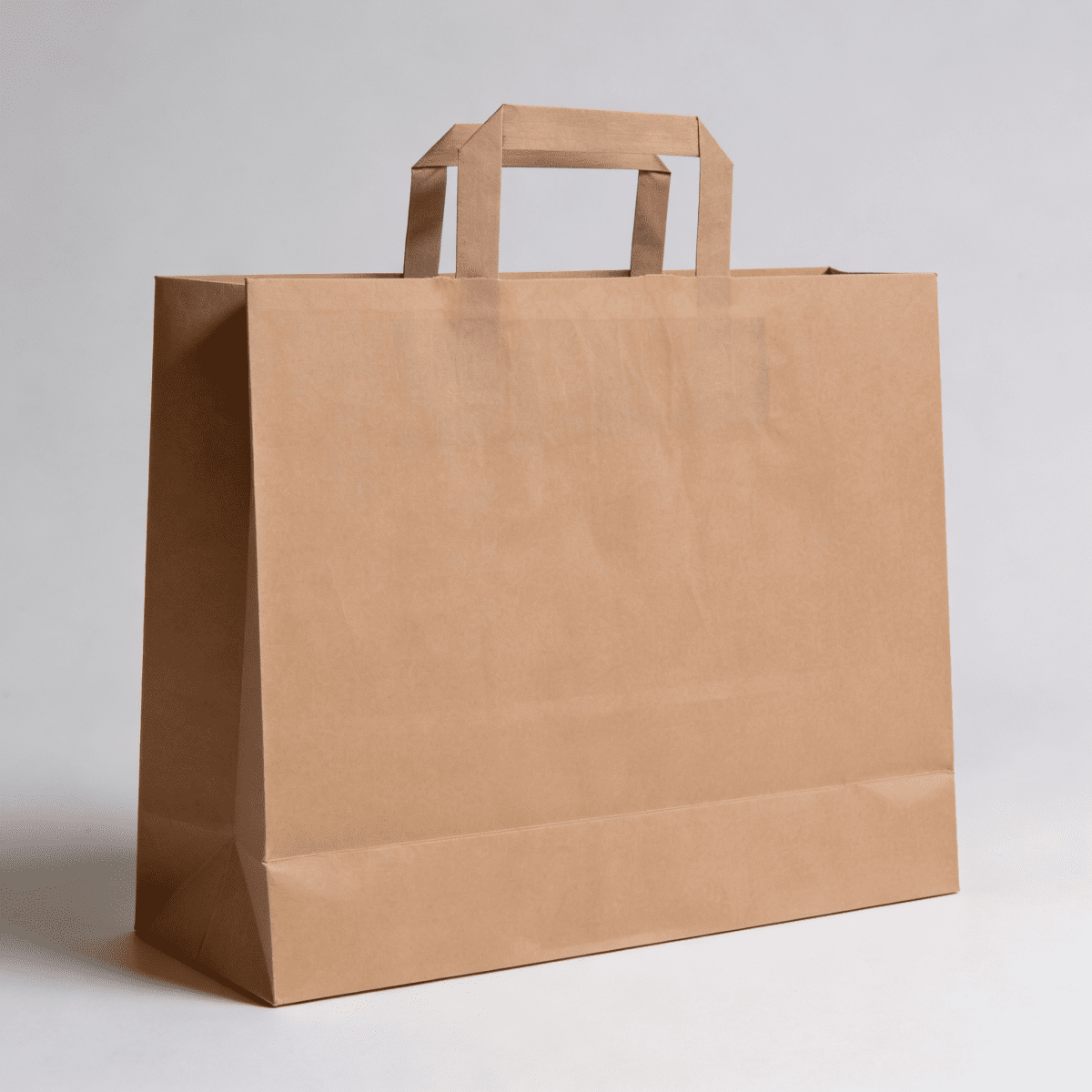 Papiertragetaschen Braun 26 + 17 × 25 cm (250 Stück)