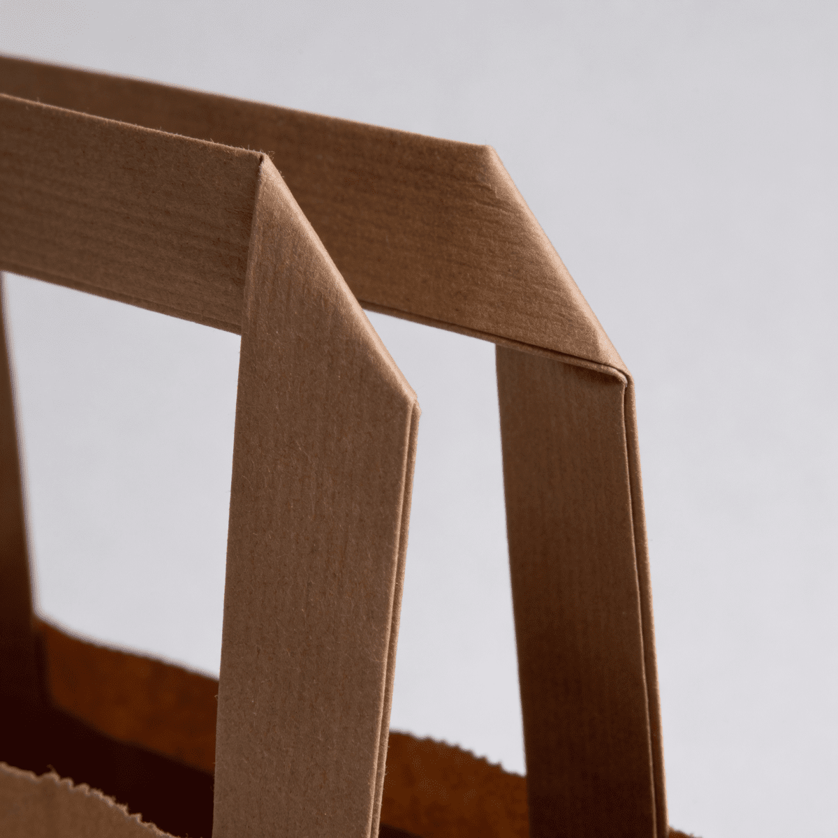 Papiertragetaschen Braun 18 + 8 × 22 cm (500 Stück)