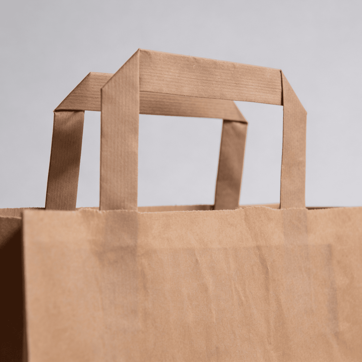 Papiertragetaschen Braun 18 + 8 × 22 cm (500 Stück)