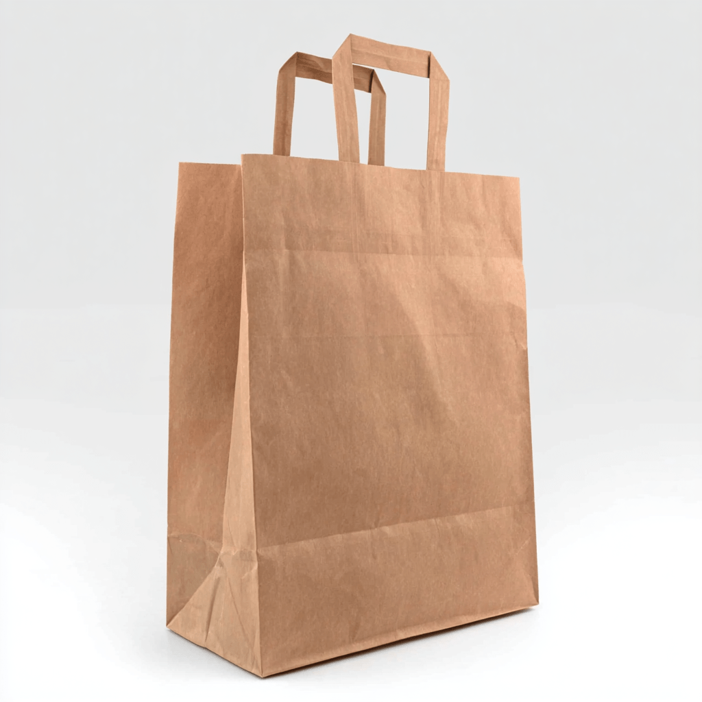 Papiertragetaschen Braun 46 + 17 × 47 cm (150 Stück)