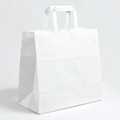 Papiertragetaschen Weiß 46 + 17 × 47 cm (250 Stück)